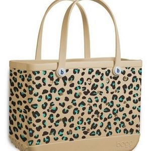 Bogg Bag Turquoise Leopard Tote